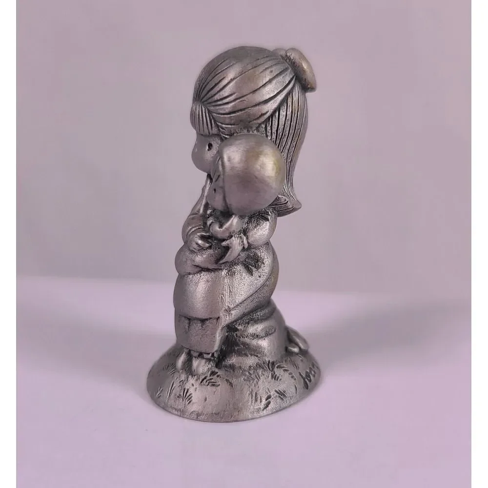 Vintage Hallmark Fine Pewter - Mother Holding Child MINI FIGURINE 1980 J. Walsh - Picture 4 of 5